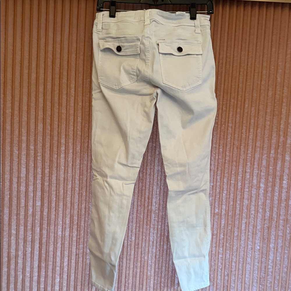 White Skinny Ankle Jeans - Picture 3 of 3